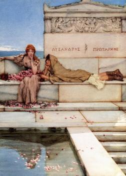 Sir Lawrence Alma-Tadema : Xanthe and Phaon